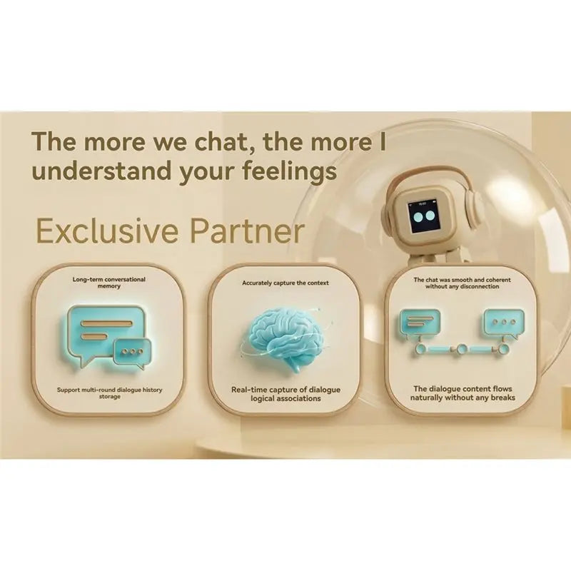 AI Singing Dancing EMO Robot – Smart Chatbot & Companion AI Interactive Robot Babs