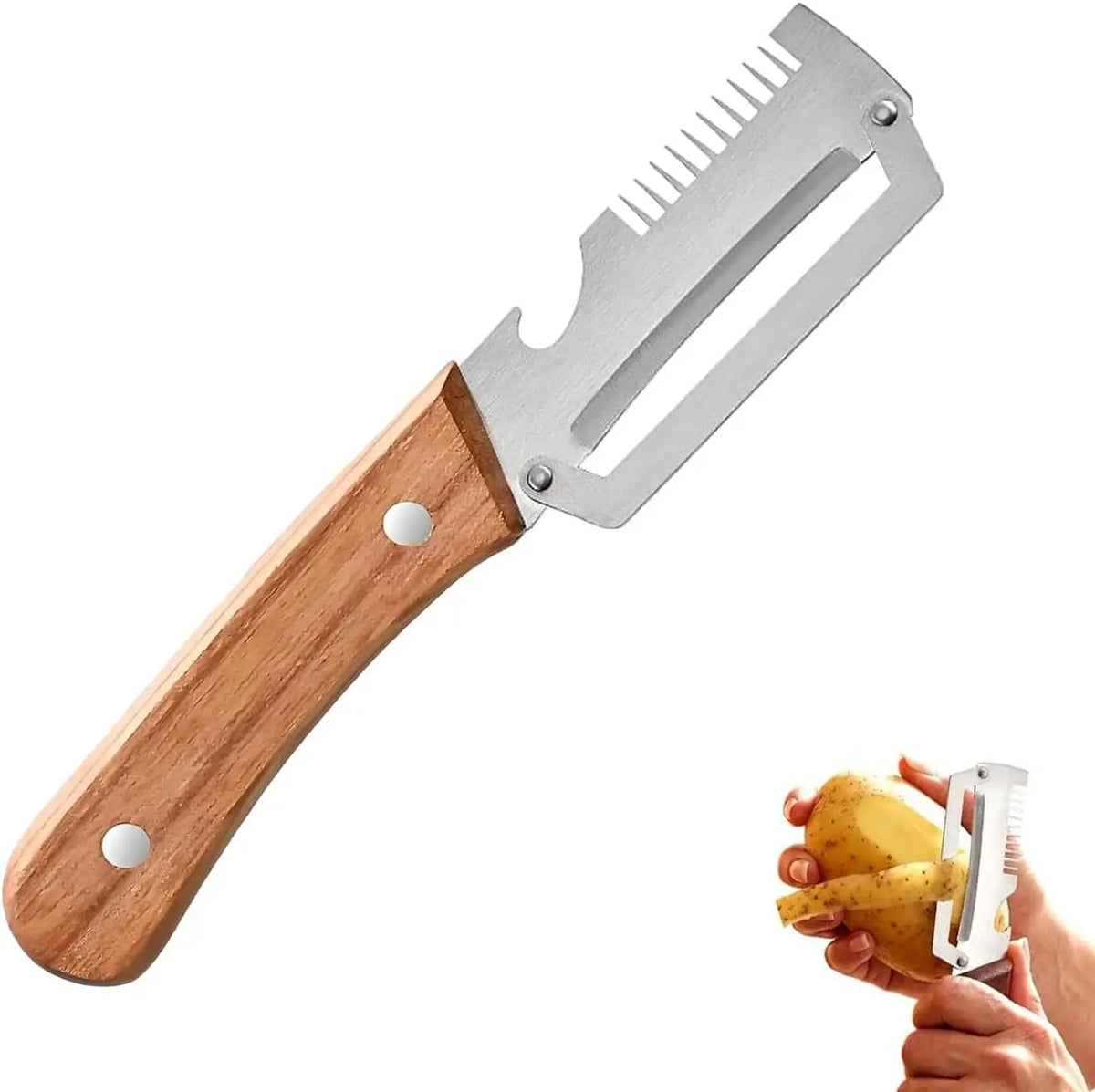 Multifunctional Kitchen Slicer & Bottle Opener | Veggie Cutter Kitchen Slicer Tool Babs