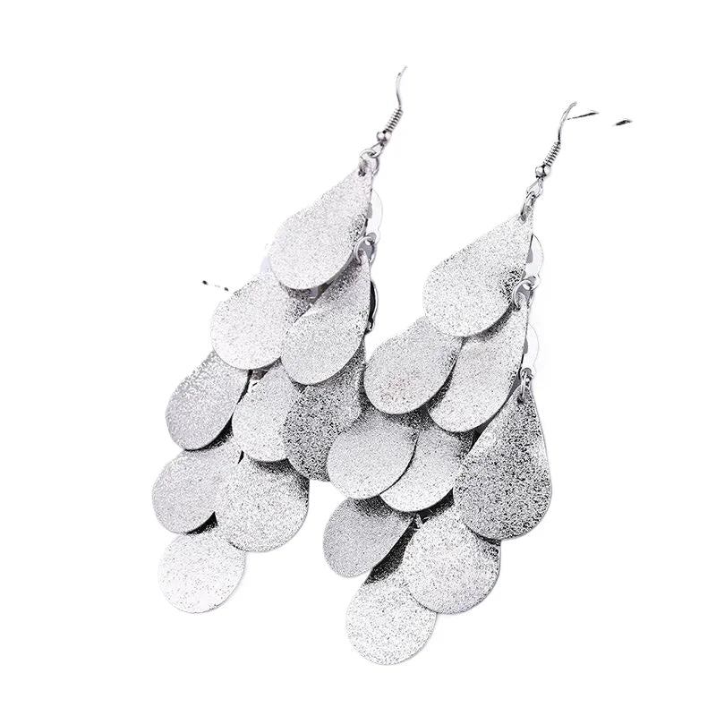 Bohemian Retro Long Dangle Tassel Earrings – Ethnic Vintage Dangle Earrings Babs