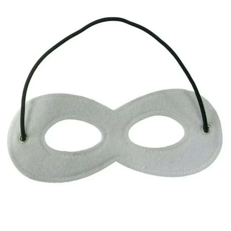 Felt Eye Mask for Kids & Adults – Party Masquerade Costume Costume Mask Babs White
