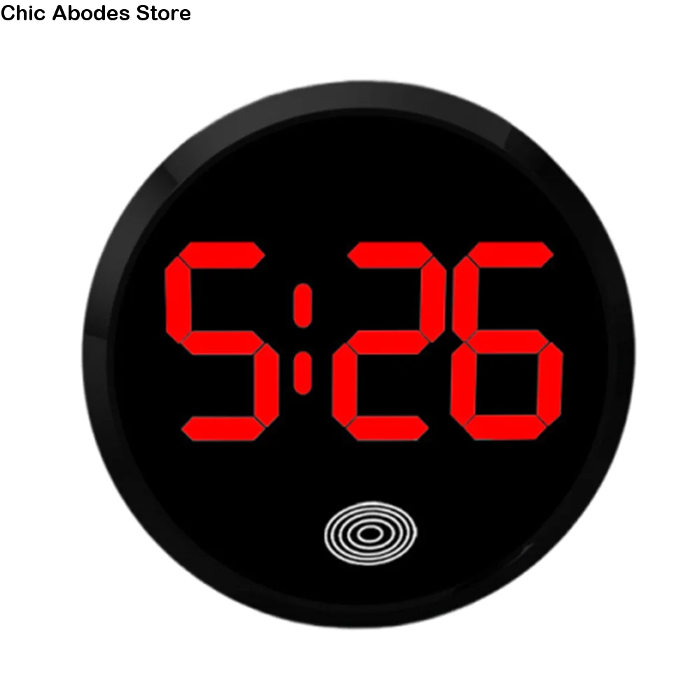 Touch-Activated LED Car Dashboard Clock – Mini Digital Clock Car Dashboard Clock Babs