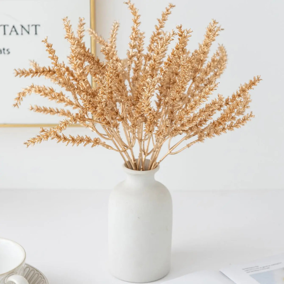 Artificial Wheat Ear Stems – Wedding & DIY Home Décor Artificial Floral Stems Babs