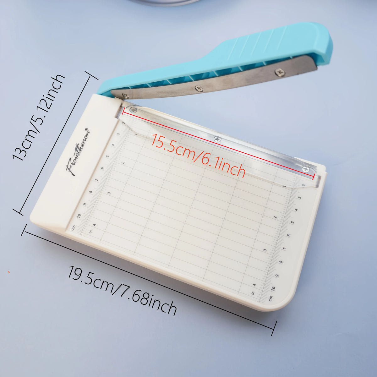 Mini Paper Trimmer – Portable Photo Cutter with Grid Ruler Paper Trimmer Babs