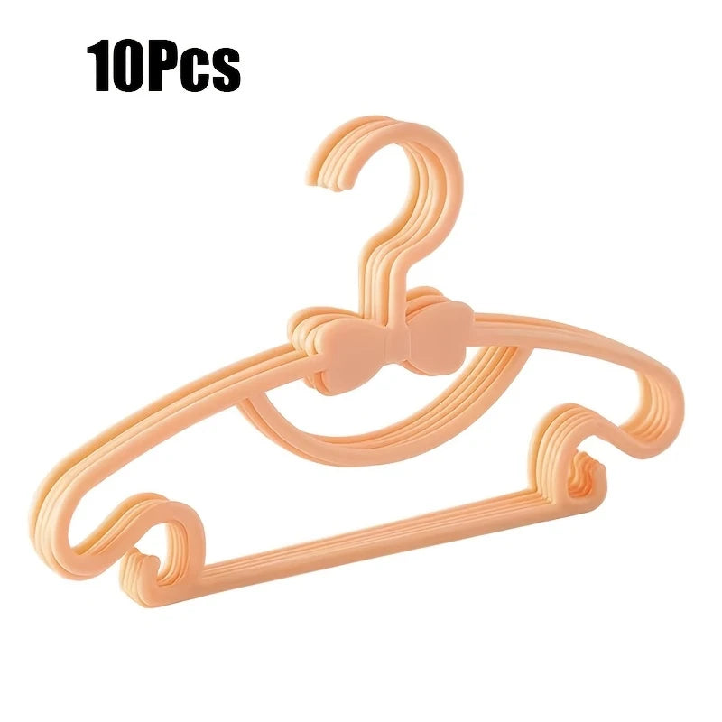 10-Pack Plastic Clothes Hangers – Closet & Coat Organizer Clothes Hangers Babs Orange