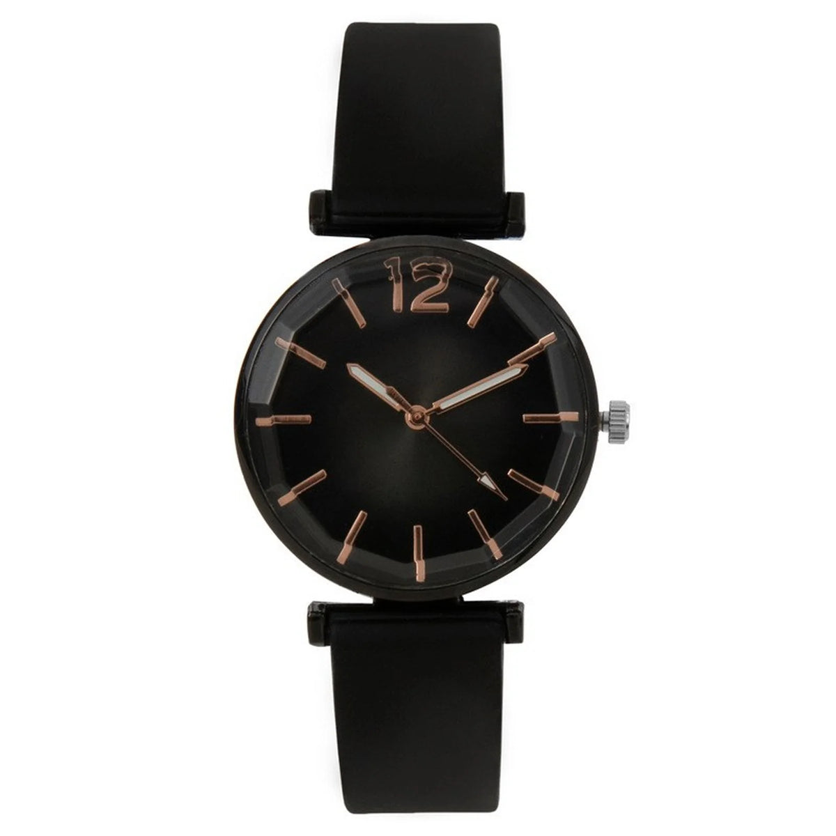 Women's Fashion Quartz Watch – Black Dial & Green Strap Ladies Quartz Watch Babs Black