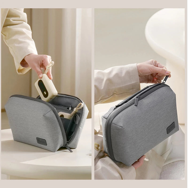 Electronics Organizer Travel Case | Water-Resistant Tech Pouch Electronics Travel Organizer Babs