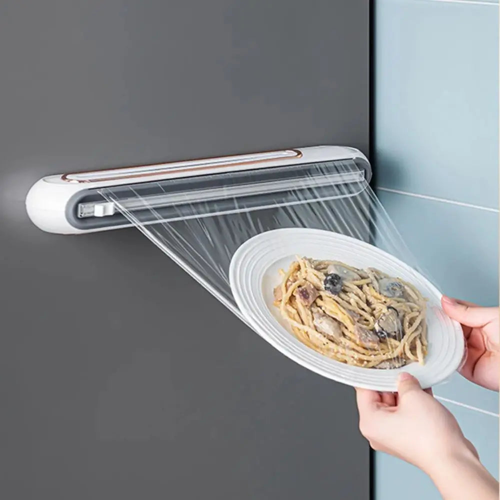 Magnetic Wrap Dispenser with Safety Cutter – Foil & Film Wrap Dispenser Babs
