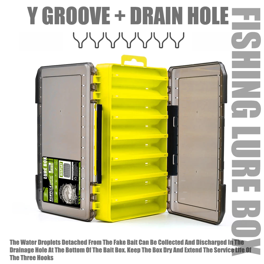 Double-Sided Fishing Tackle Box – Lure & Hook Organizer Fishing Tackle Box Babs