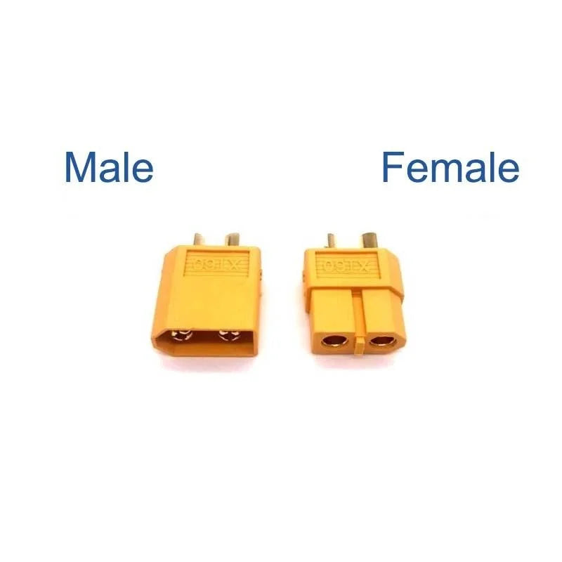 XT60 Bullet Connectors 3 Pairs – Male & Female RC LiPo Plugs RC Battery Connector Babs