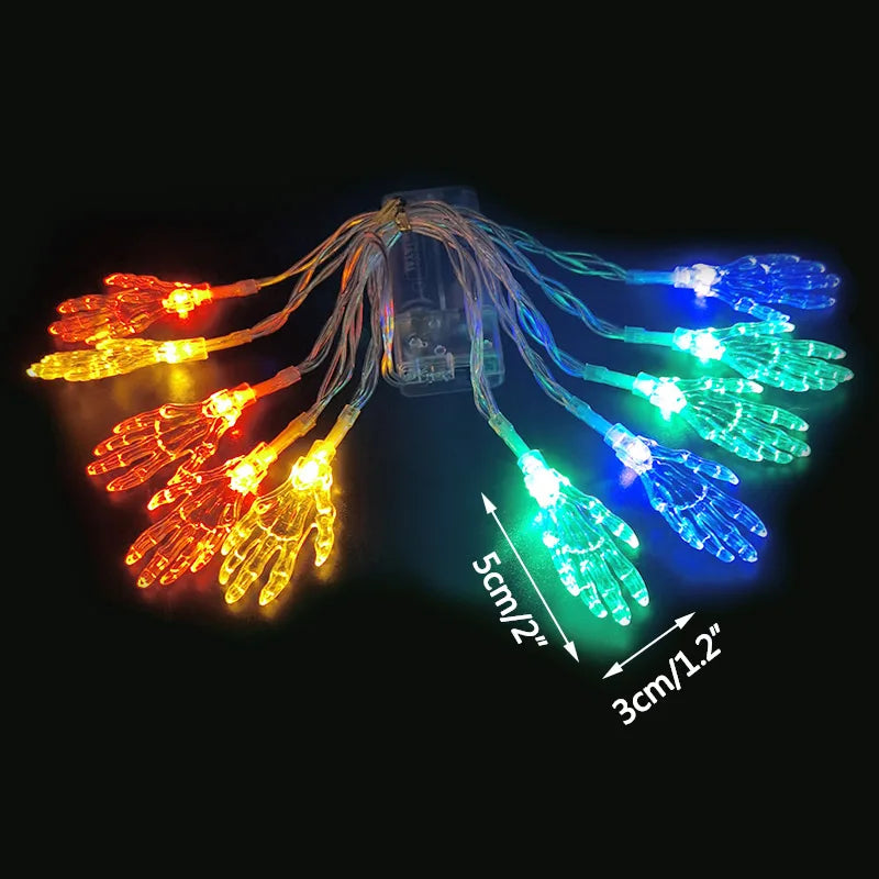 Halloween LED String Lights – Pumpkin Bat Ghost 10-LED 1.5M Halloween String Lights Babs A3