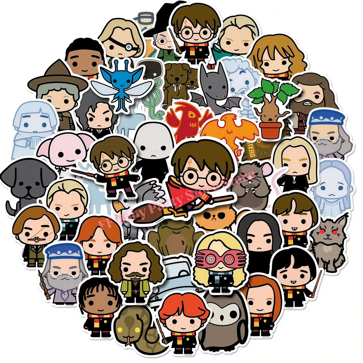 Magic Academy Kids Party Favors – Bracelets, Keychains & Balloons Kids Party Favors Babs 50pcs Stickers