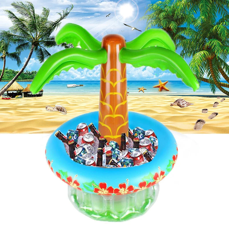 Inflatable Coconut Tree Drink Holder – Hawaiian Pool Party Cooler Inflatable Party Cooler Babs