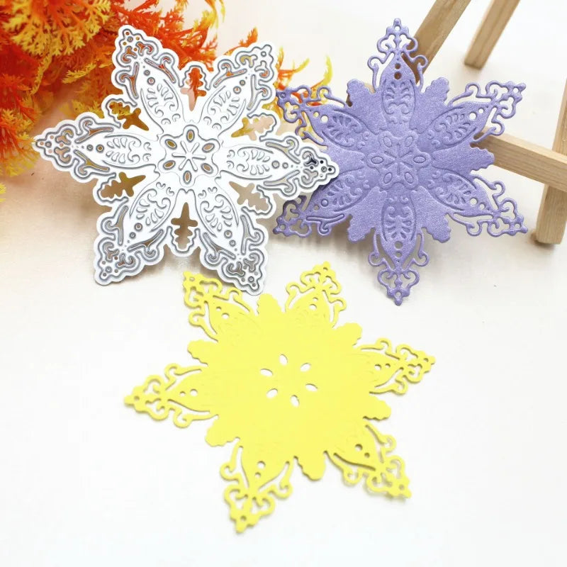 Snowflake Cutting Dies for Scrapbooking – Carbon Steel Paper Craft Die Babs