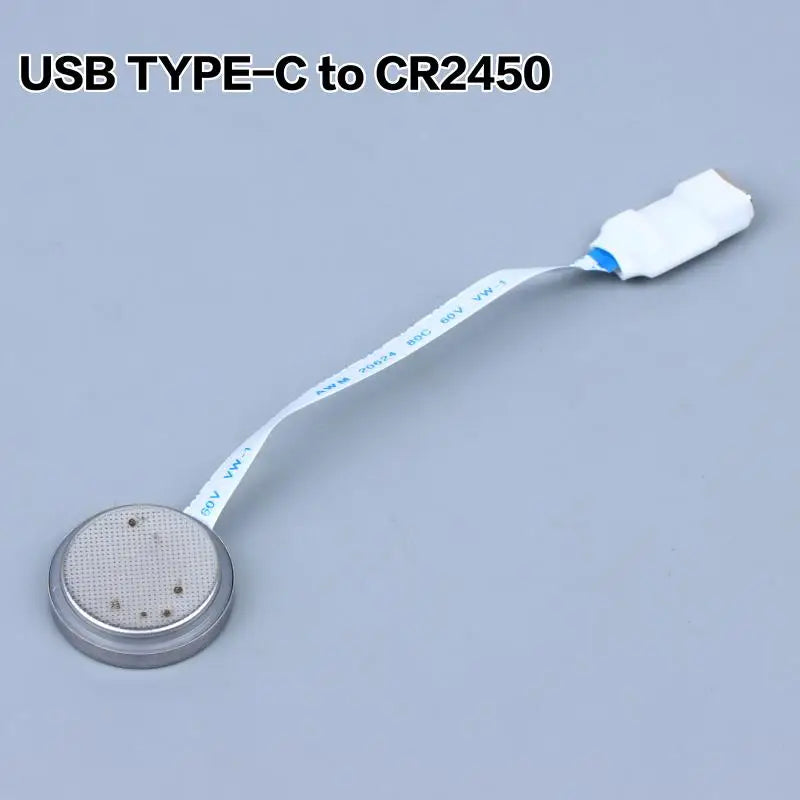 USB-C to CR2450 Battery Adapter Converter with FFC Cable Battery Adapter Converter Babs