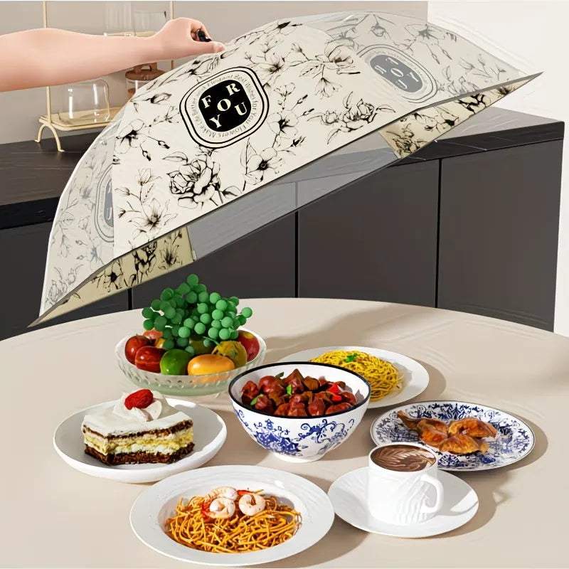 Foldable Mesh Food Cover – Dustproof & Fly-Proof Dining Cover Mesh Food Cover Babs