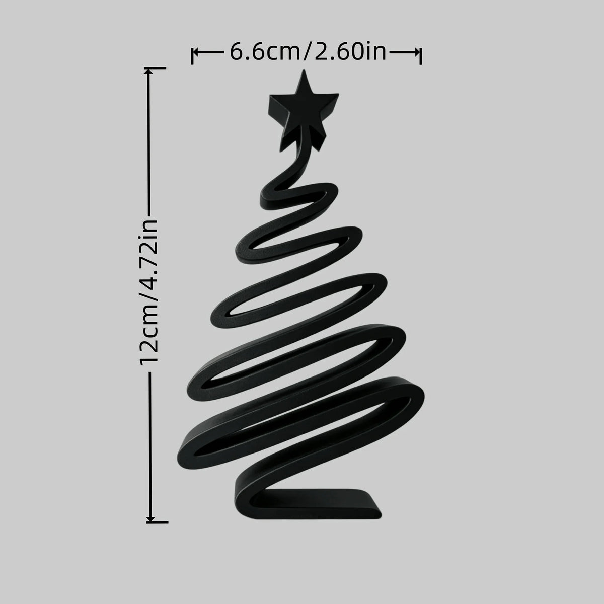 3D-Printed Minimalist Christmas Tree Ornament | Tabletop Decor Christmas Tree Ornament Babs