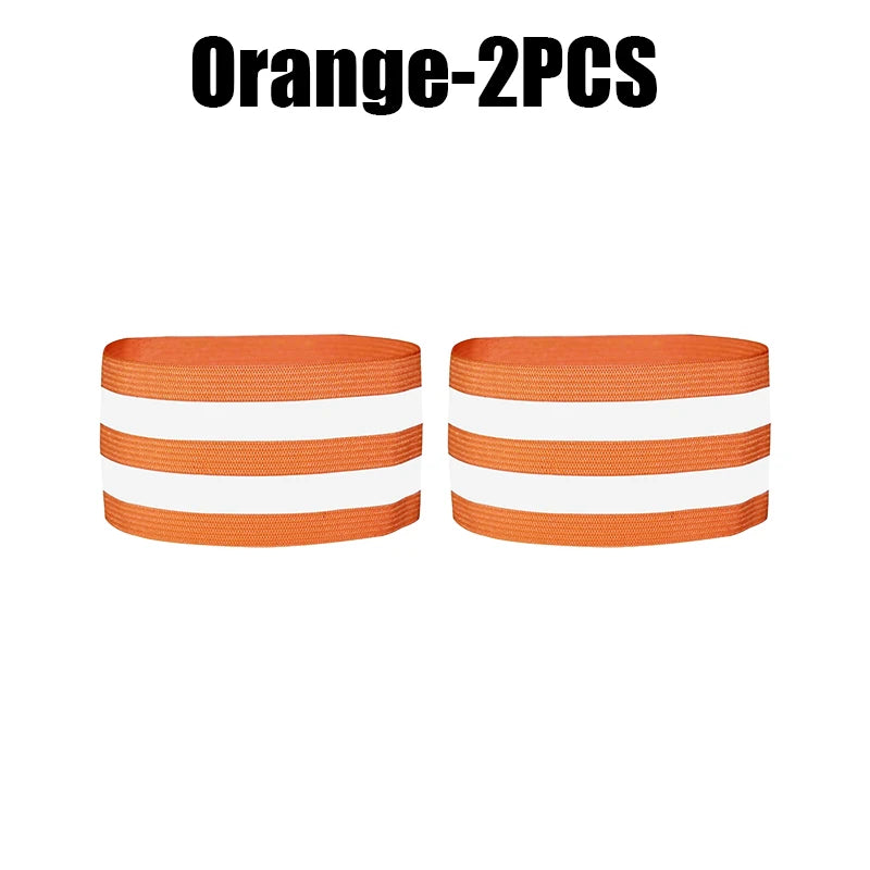 Reflective Leg Bands for Cyclists & Runners | Safety Straps Reflective Safety Bands Babs Orange 1PC