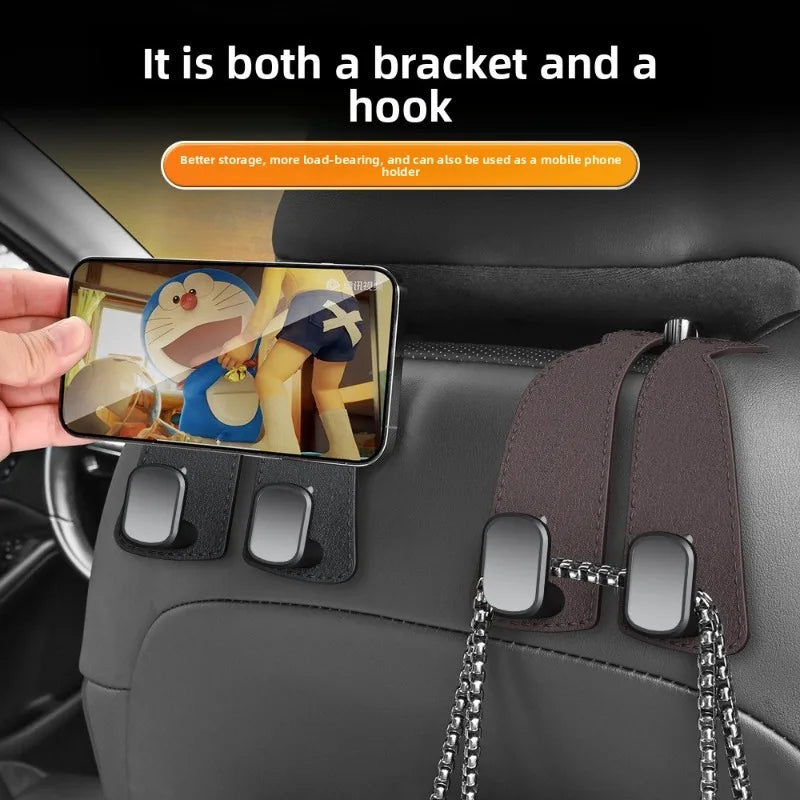 Car Seat Back Dual Hook Organizer – Heavy Duty Vehicle Mount Car Seat Hook Babs