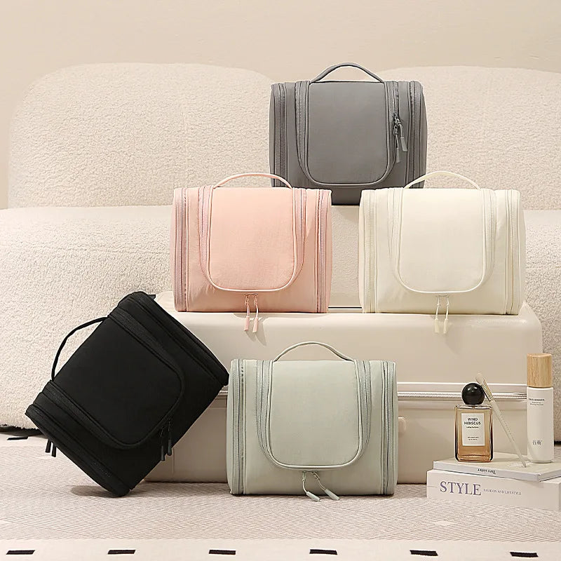 Waterproof Double Zipper Toiletry Bag – Large Travel Organizer Travel Toiletry Bag Babs