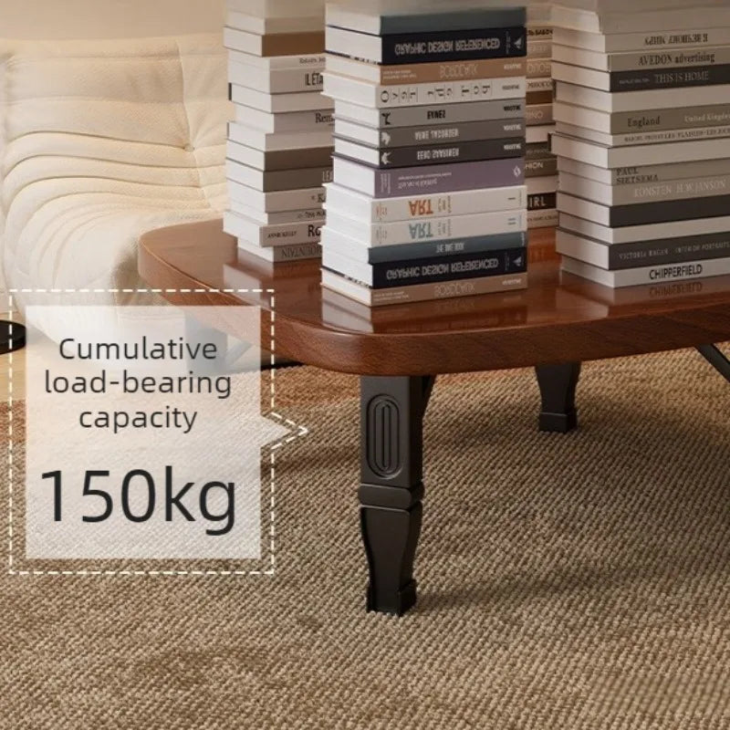 Folding Tatami Coffee Table – Minimalist Low Side Table 80cm Folding Coffee Table Babs