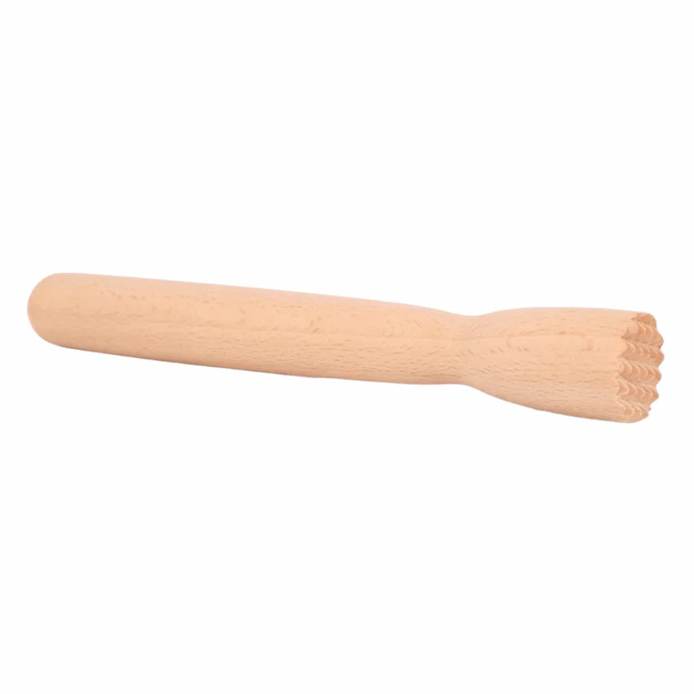 Beech Wood Cocktail Muddler – Long Handle Heavy Duty Bar Tool Cocktail Muddler Babs Beech Wood