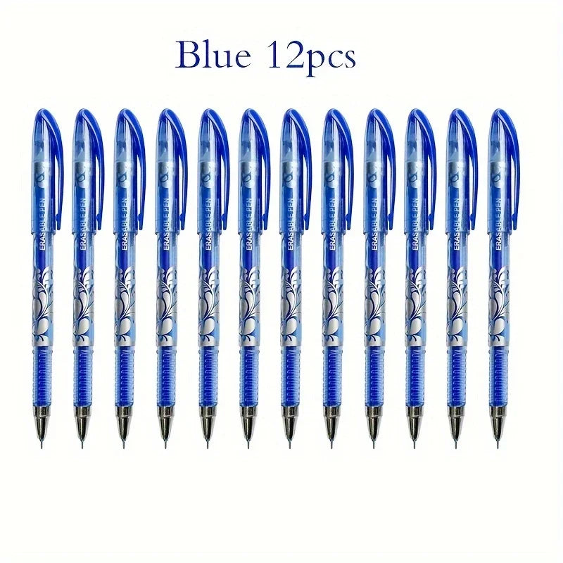 Erasable Gel Pens 0.5mm – Colored Ink & Washable Handle Refills Erasable Gel Pens Babs