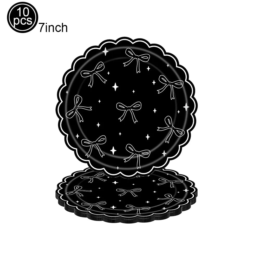 32" Black Bow Number Balloon Kit – Party & Wedding Décor