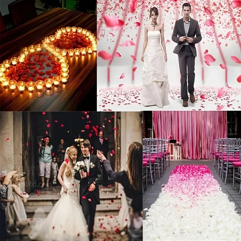 Artificial Silk Rose Petals – Wedding, Valentine's & Party Décor Artificial Flower Petals Babs