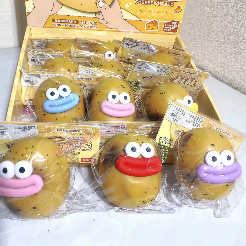 Funny Potato Squishy Squeeze Toy – Slow Rebound Fidget Gift Squishy Fidget Toy Babs