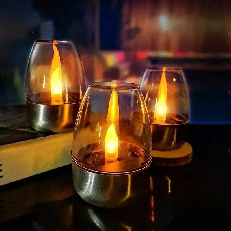 Solar Flameless LED Candle Lights – Waterproof Outdoor Garden Solar Garden Light Babs
