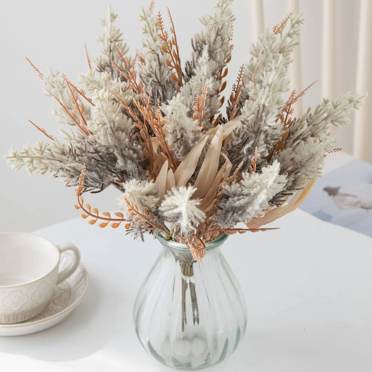 Artificial Silk Reed Stems – Wedding, Garden & Party Decor Artificial Floral Stems Babs