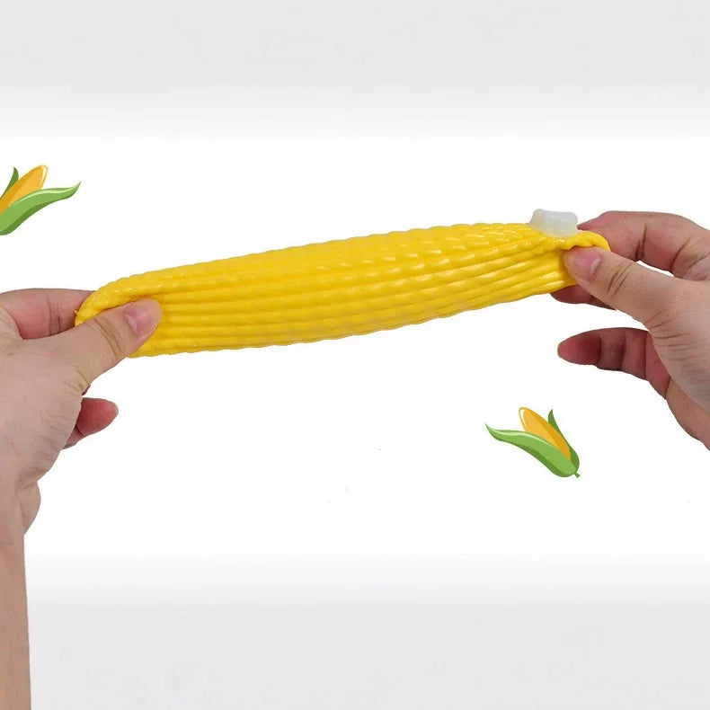 Realistic Corn TPR Squeeze Sensory Fidget Toy – Stretch & Squish Sensory Fidget Toy Babs