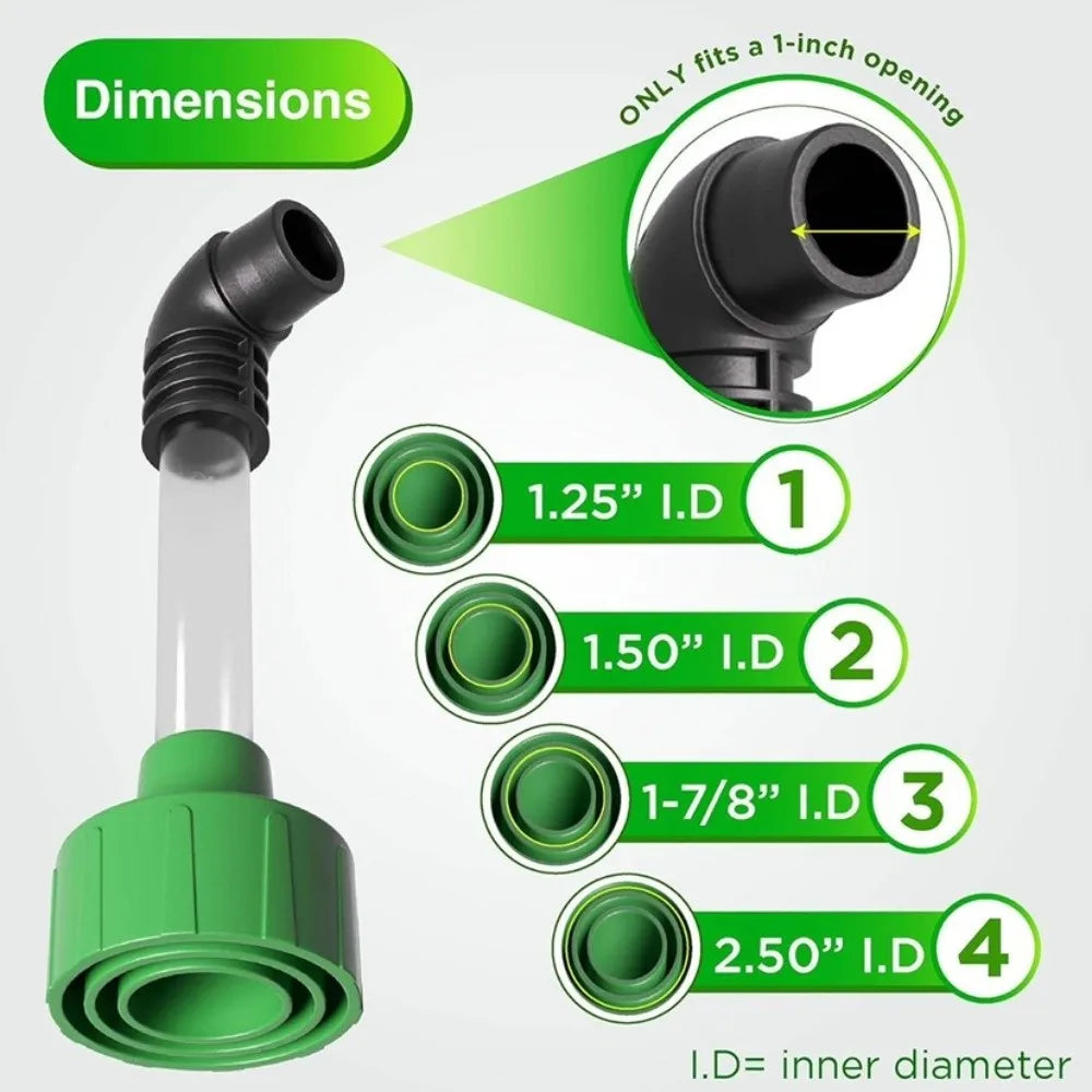 Universal AC Drain Line Cleaning Adapter | Condensate Unclogger AC Drain Cleaning Tool Babs