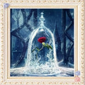 5D Diamond Painting Kit – Pink Rose Cross Stitch Home Décor Diamond Painting Kit Babs 1pc