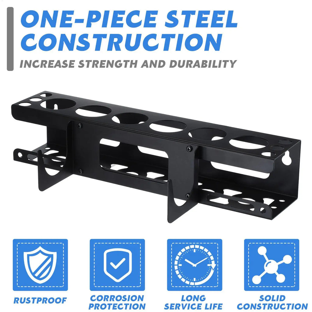 Wall Mount Caulk Tube Storage Organizer – Steel Rack Tool Storage Rack Babs