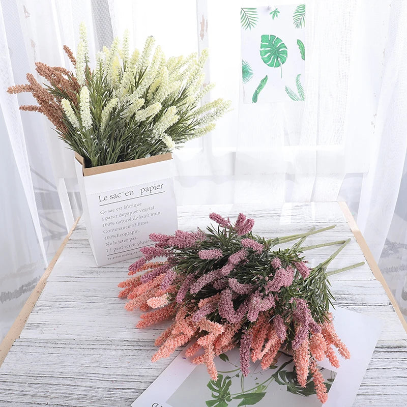 Lavender Artificial Foam Bouquet – Wedding & Home Décor Artificial Flower Bouquet Babs