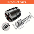 2-Piece Wrench Set – Socket Wrench & Hex Screwdriver Kit Wrench Tool Set Babs black