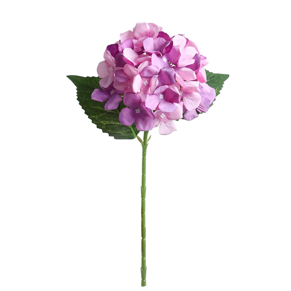 38CM Silk Hydrangea Artificial Flower – Wedding & Home Décor Artificial Flower Babs Purple 1Pcs