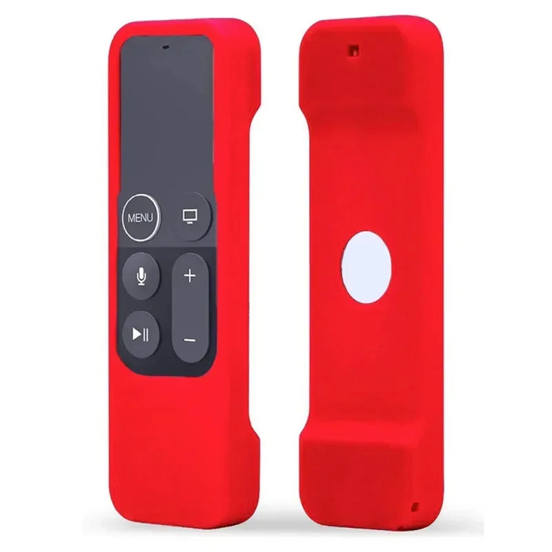 Silicone Case for Apple TV 4K Remote – Dustproof Cover Remote Control Case Babs Red China Mainland