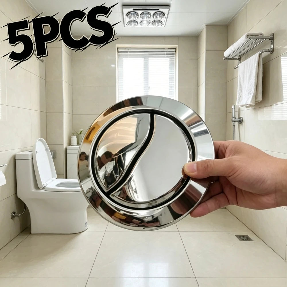 5-Pack Dual Push Toilet Flush Buttons 38mm 48mm 58mm Universal Toilet Flush Button Babs
