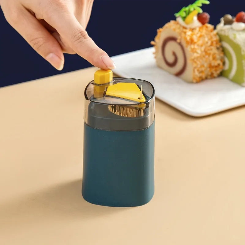 2-Pack Auto Pop-Up Toothpick Dispenser Box – Portable Toothpick Dispenser Babs