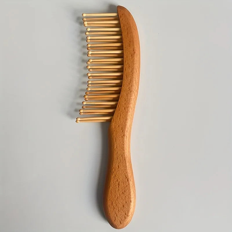 Wooden Hair Comb for Scalp Massage & Nourishing Hair Care Wooden Hair Comb Babs