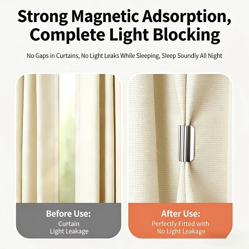 Magnetic Curtain Buckles – Shading Closure Clips (1 or 3 Pairs) Curtain Buckle Clips Babs