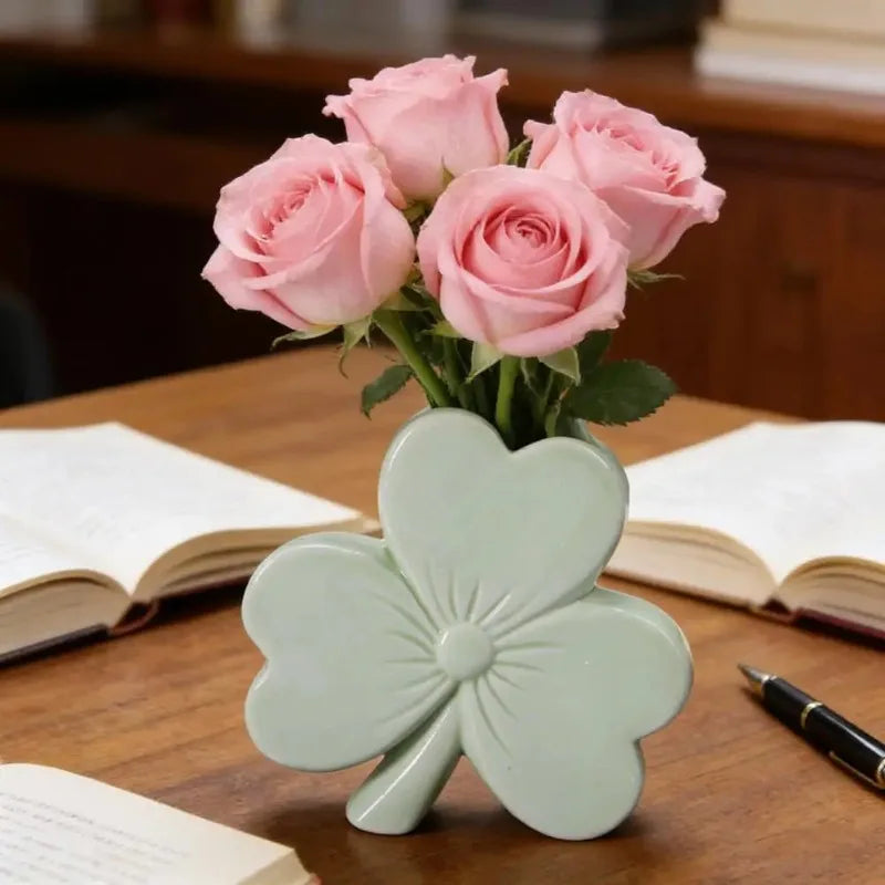 Ceramic Bow Flower Vase – Modern Bowknot Home Décor Decorative Ceramic Vase Babs