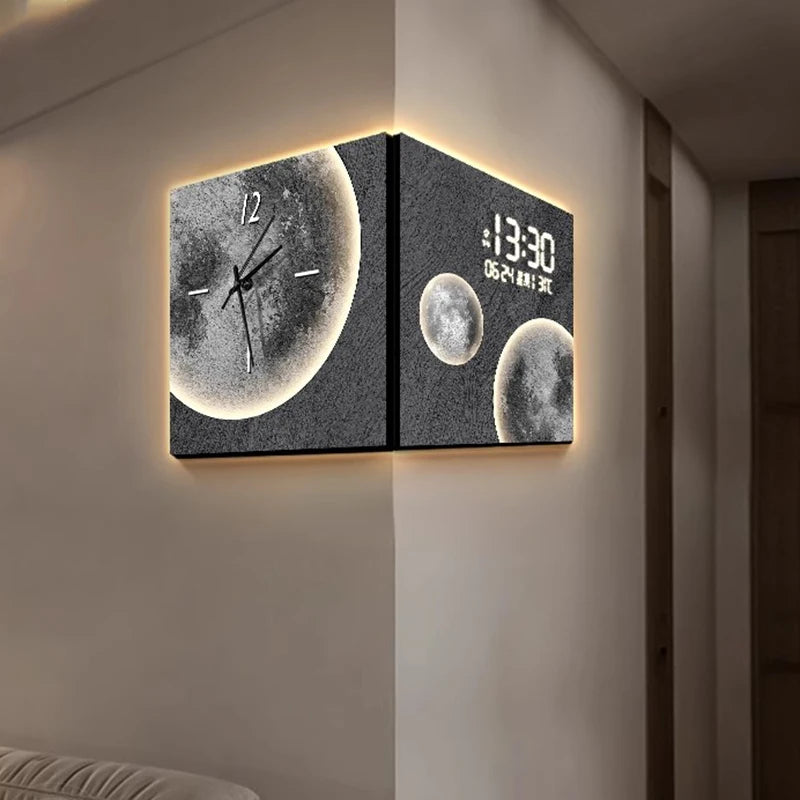 LED Digital Wall Clock – Modern Acrylic Decor, 3 Sizes Digital Wall Clock Babs