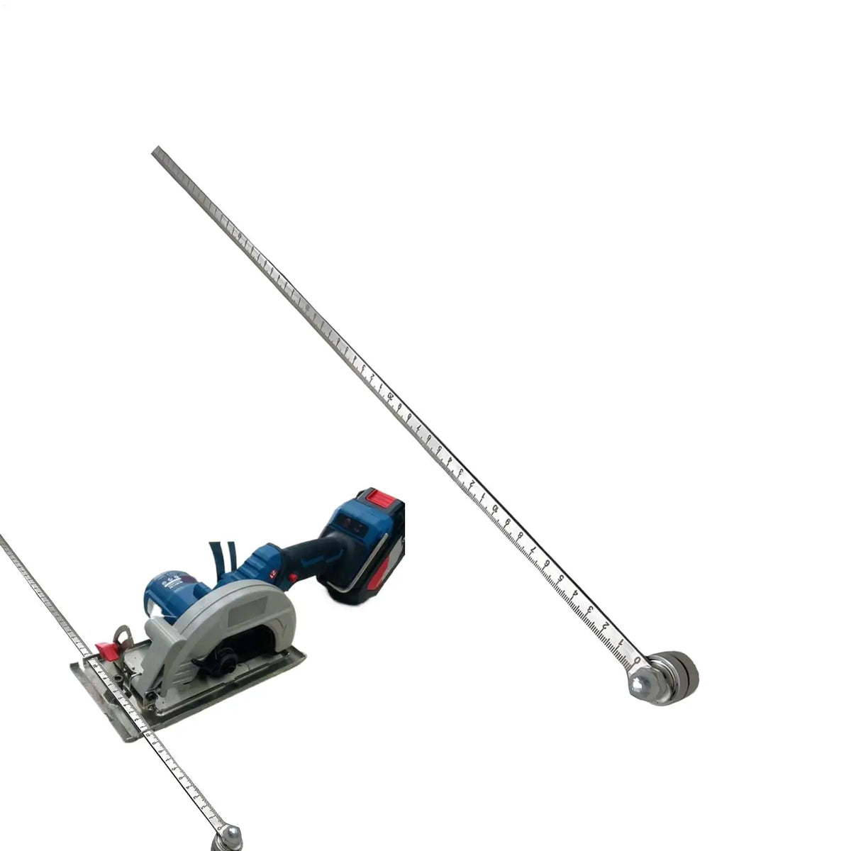 Precision Wood Cutting Guide Rail & Positioning Caliper for Saws Woodworking Caliper Guide Babs