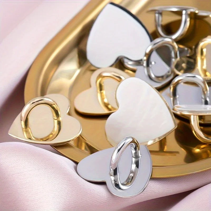 Heart-Shaped Metal Charm Clasps with Adhesive – DIY Craft Metal Charm Clasp Babs