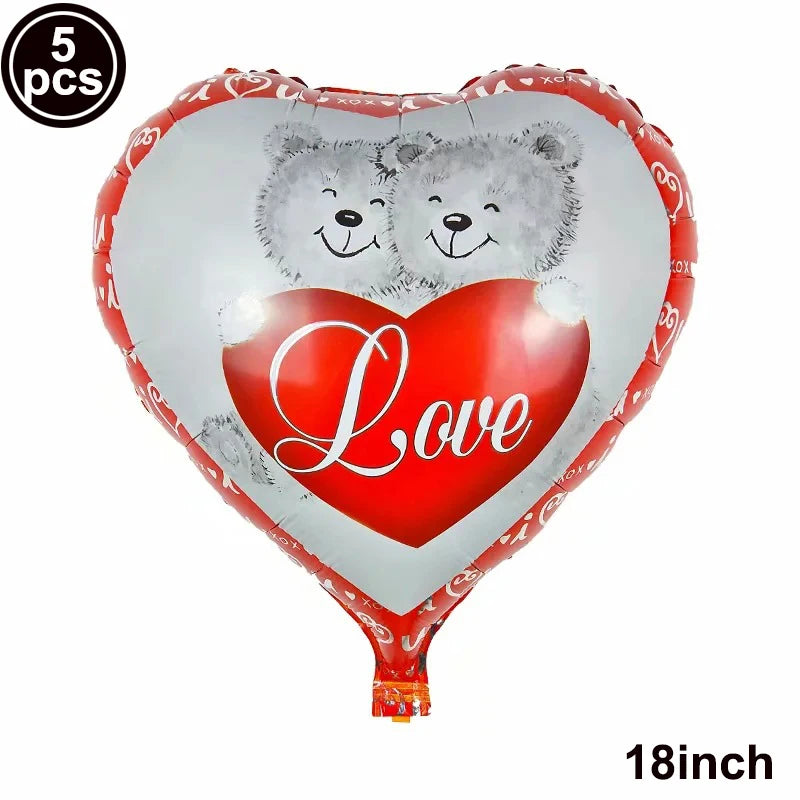 Large Standing Teddy Bear Foil Balloon – Party & Wedding Decor