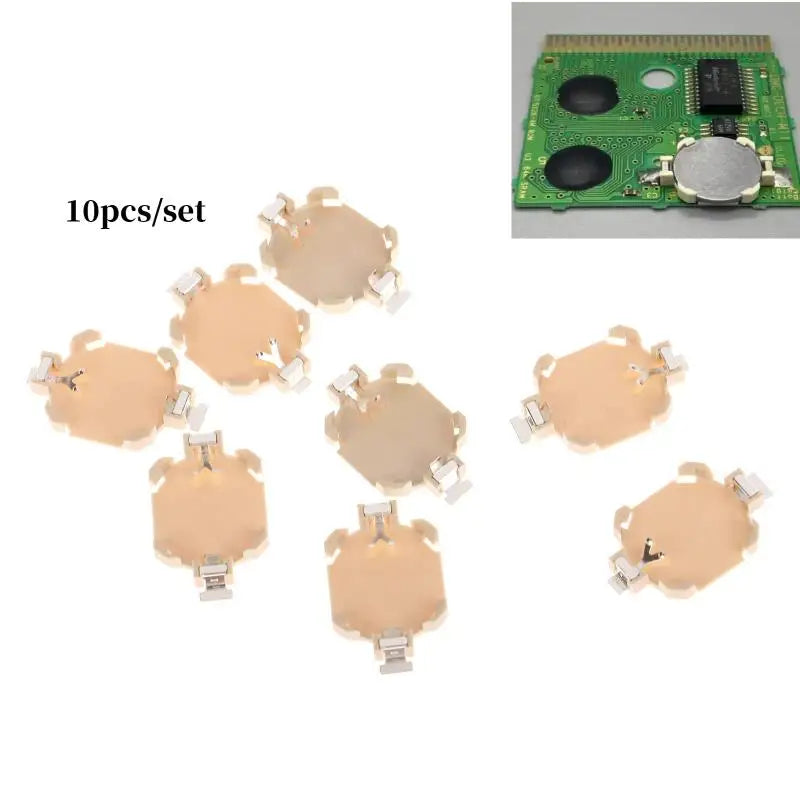 10-Pack CR1616 Battery Holder for GBA Game Card Cartridges Battery Holder Babs