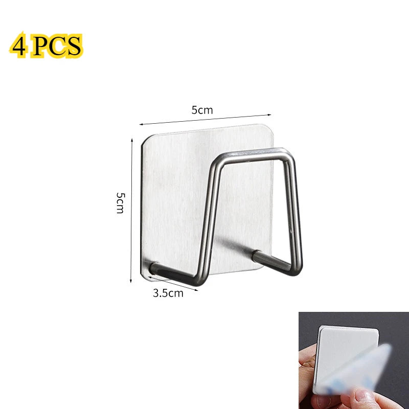 Wall-Mounted Scale Stand – Universal Stainless Steel Holder Scale Wall Mount Babs 4PCS